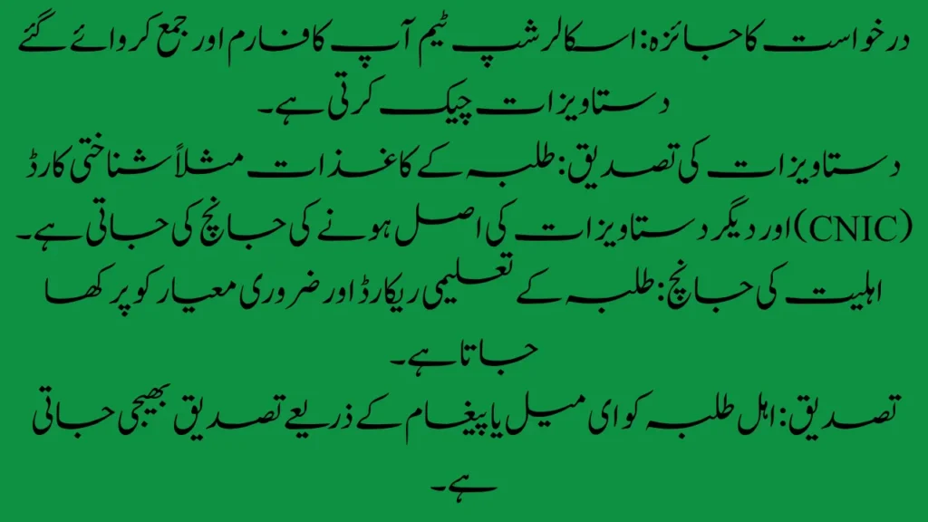 Honhaar Scholarship – Undergraduate Program 2025