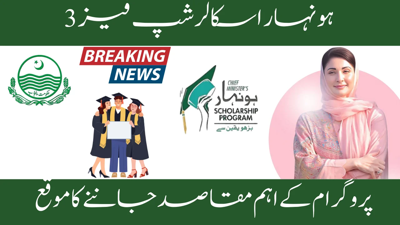 The main objectives of the Honhaar Scholarship program