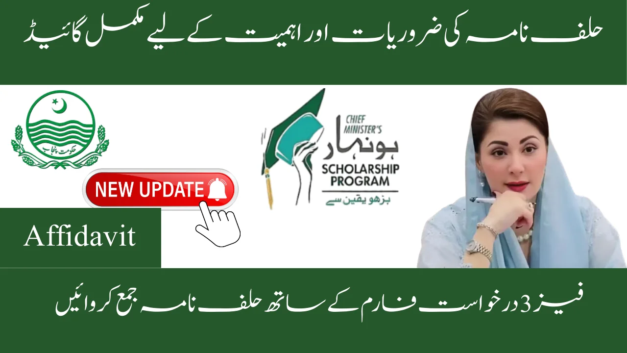 Honhaar Scholarship Phase 3: Complete Guide to Affidavit Requirements and Importance