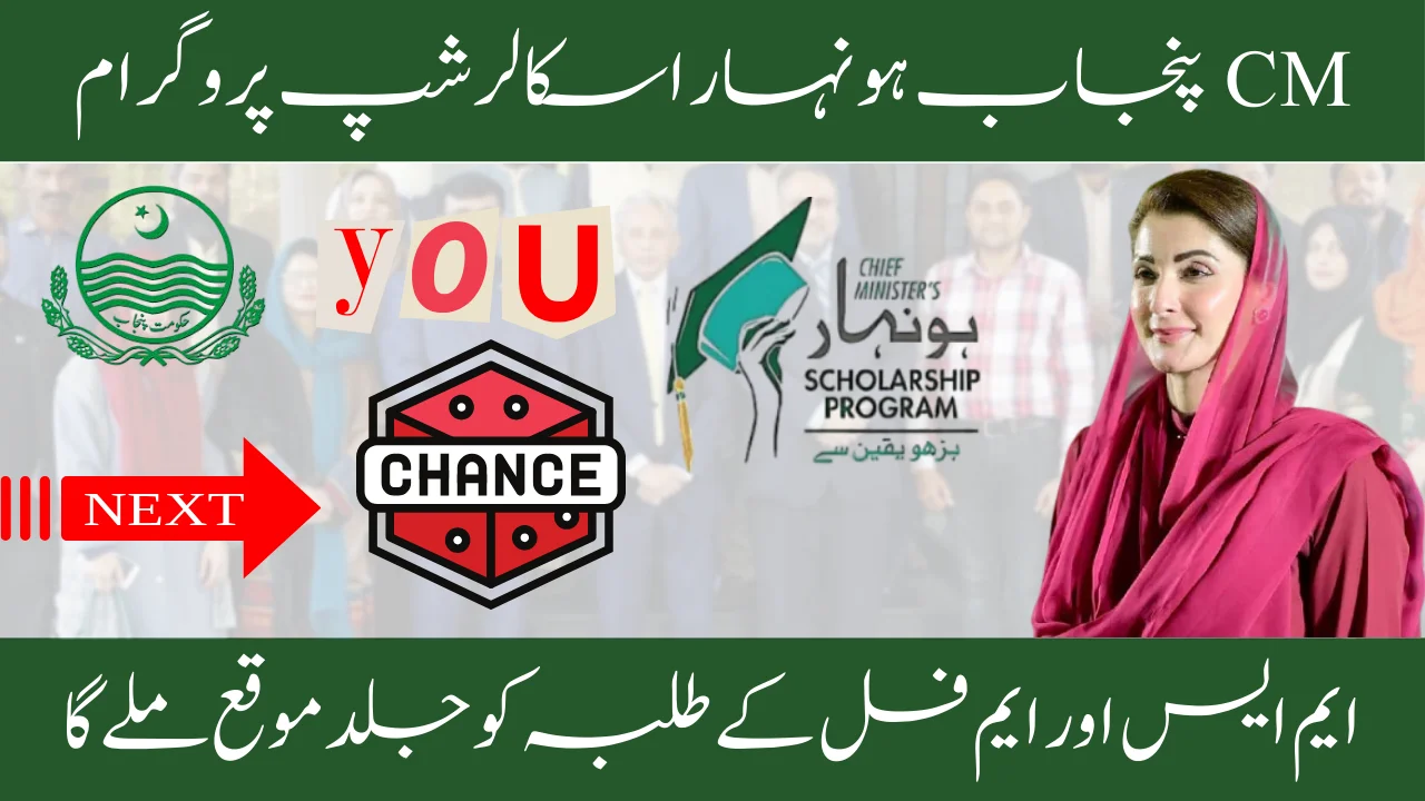 Honhaar Scholarship for MS & M.Phil: Take Your Chance