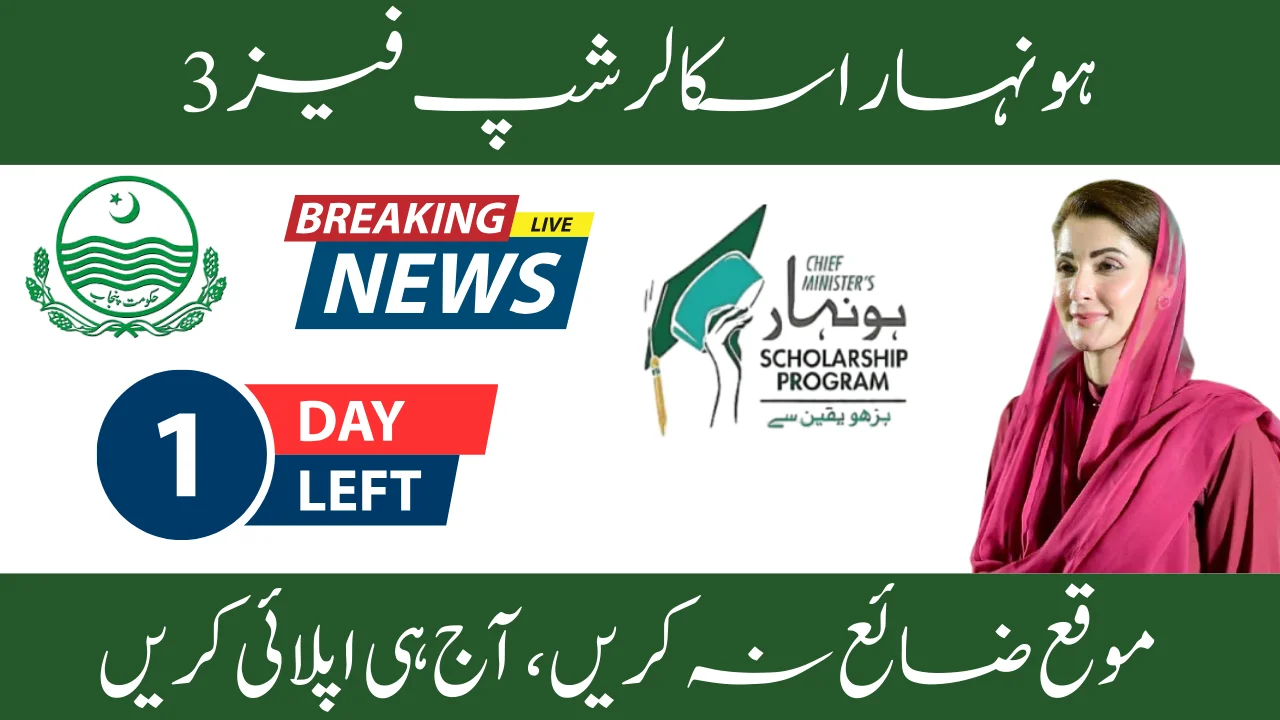 Only One Day Left: Apply for Honhaar Scholarship Phase 3 Before 30 September