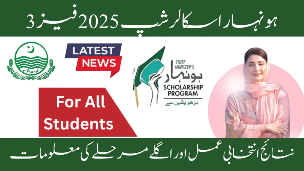 Honhaar Scholarship Phase 3 Over — Selection, Results & Next Phase Details