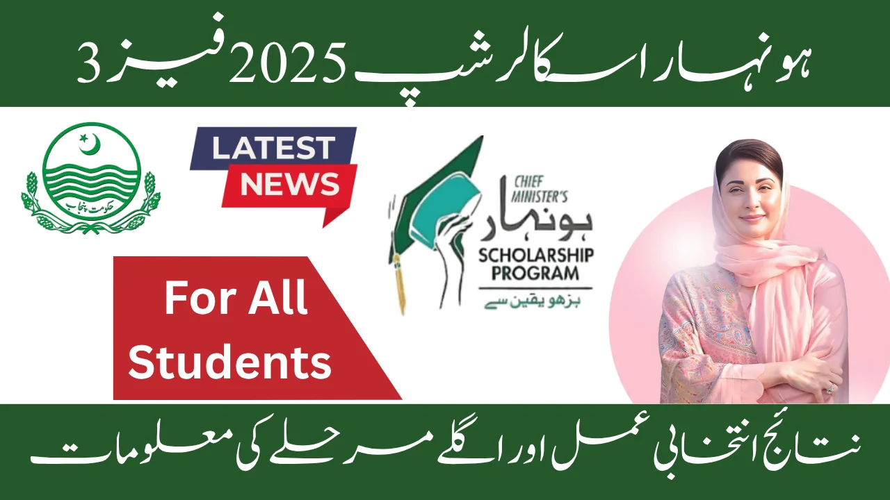 Honhaar Scholarship Phase 3 Over — Selection, Results & Next Phase Details