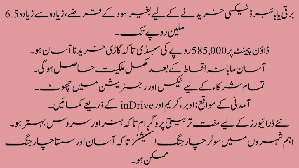 CM Punjab E-Taxi Scheme  2025 Required Documents