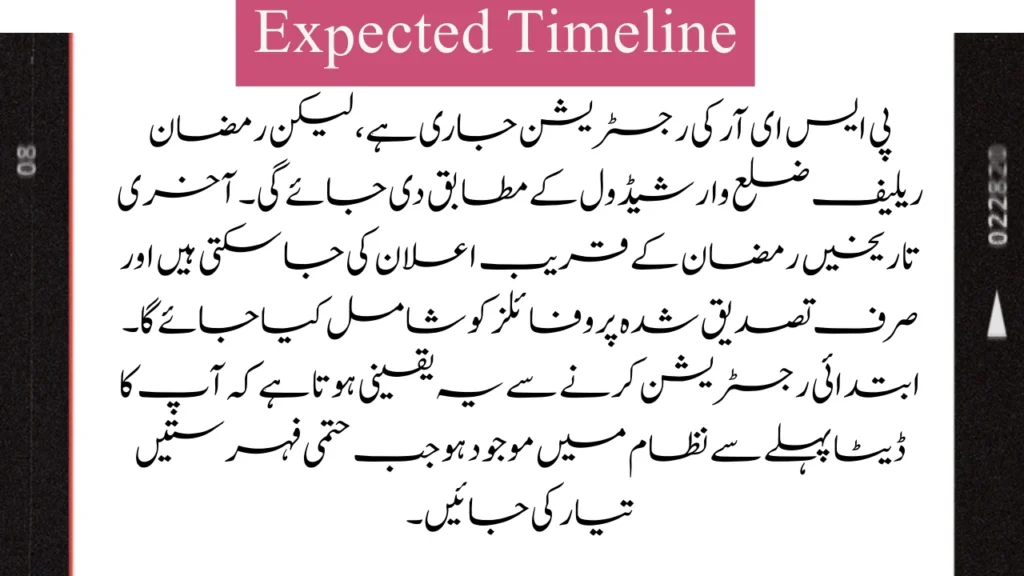 Punjab PSER Survey Online Registration 2026 For Ramzan Package